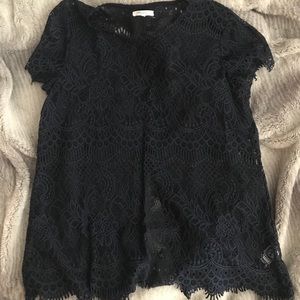 Maurices Navy top